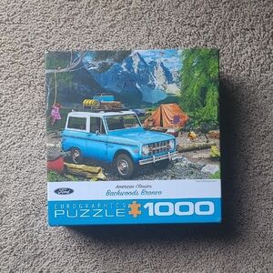 Ford American Classics Backwoods Bronco Eurographics Puzzle - 1000 Pieces - Blue